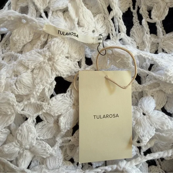 arella midi dress tularosa Tularosa | Dresses | Tularosa Arella Midi Dress White Crochet Long Sleeve Sheer Revolve Nwt S